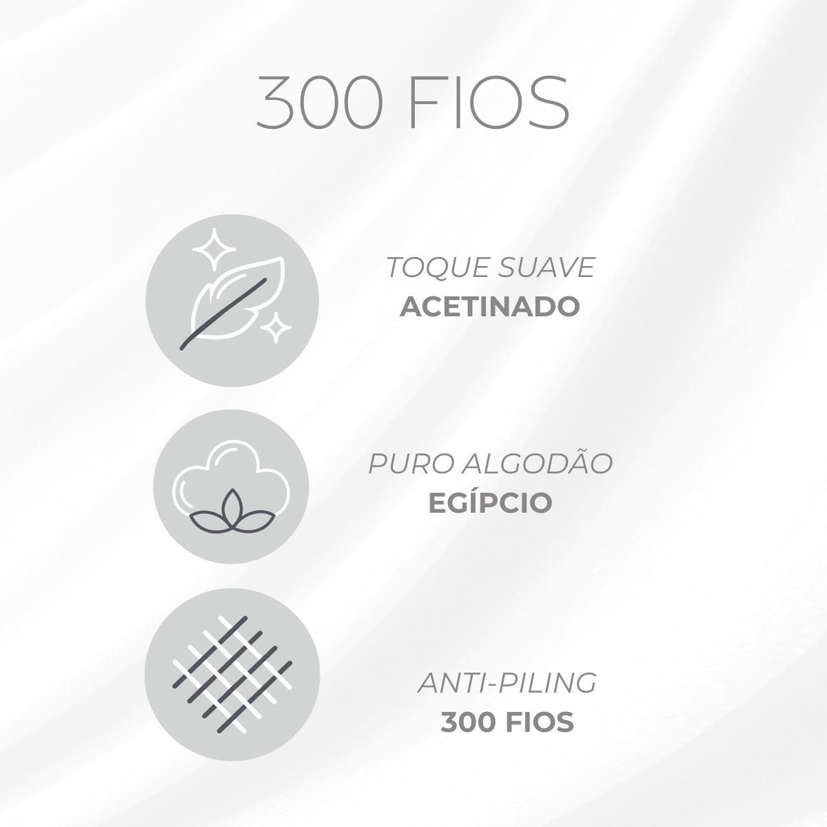 Lençol Sem Elástico 300 Fios Satinée Kacyumara Inrose